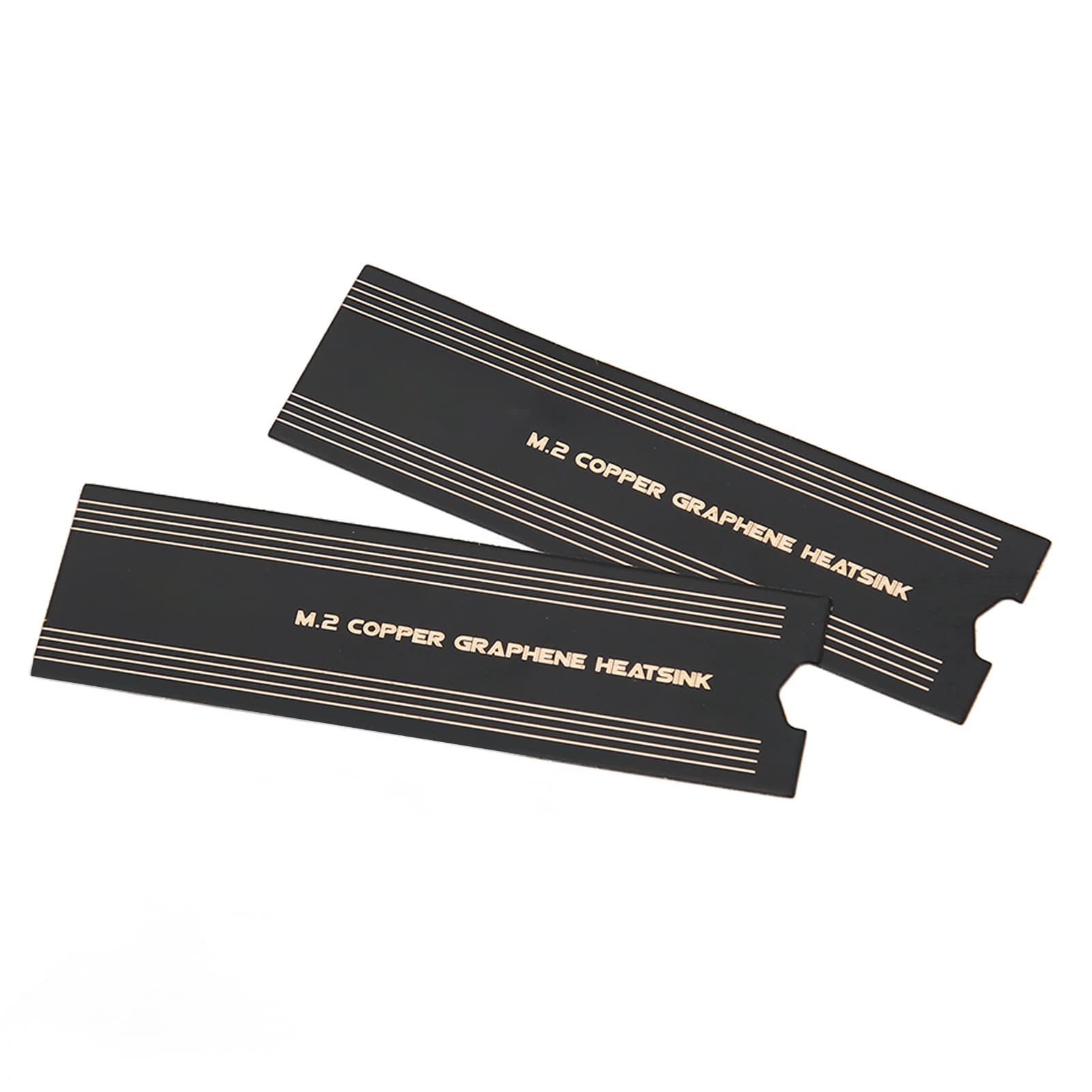Dissipatore di Calore in Grafene SSD M.2, Grafene M.2 Rame di Raffreddamento del Disco Rigido a Stato Solido Nvme per PC Laptop, Adesivo di Raffreddamento per Custodia per Disco