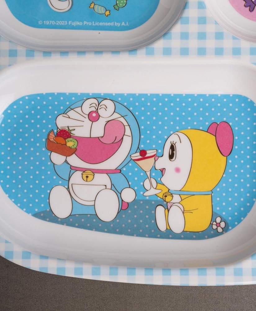 Superware Melamine Doraemon Cartoon Kids Divided Plate 4 Section Food Serving Dinnerware for Children Mealtime Sweet Theme Durable Non Toxic Gift-picture-14