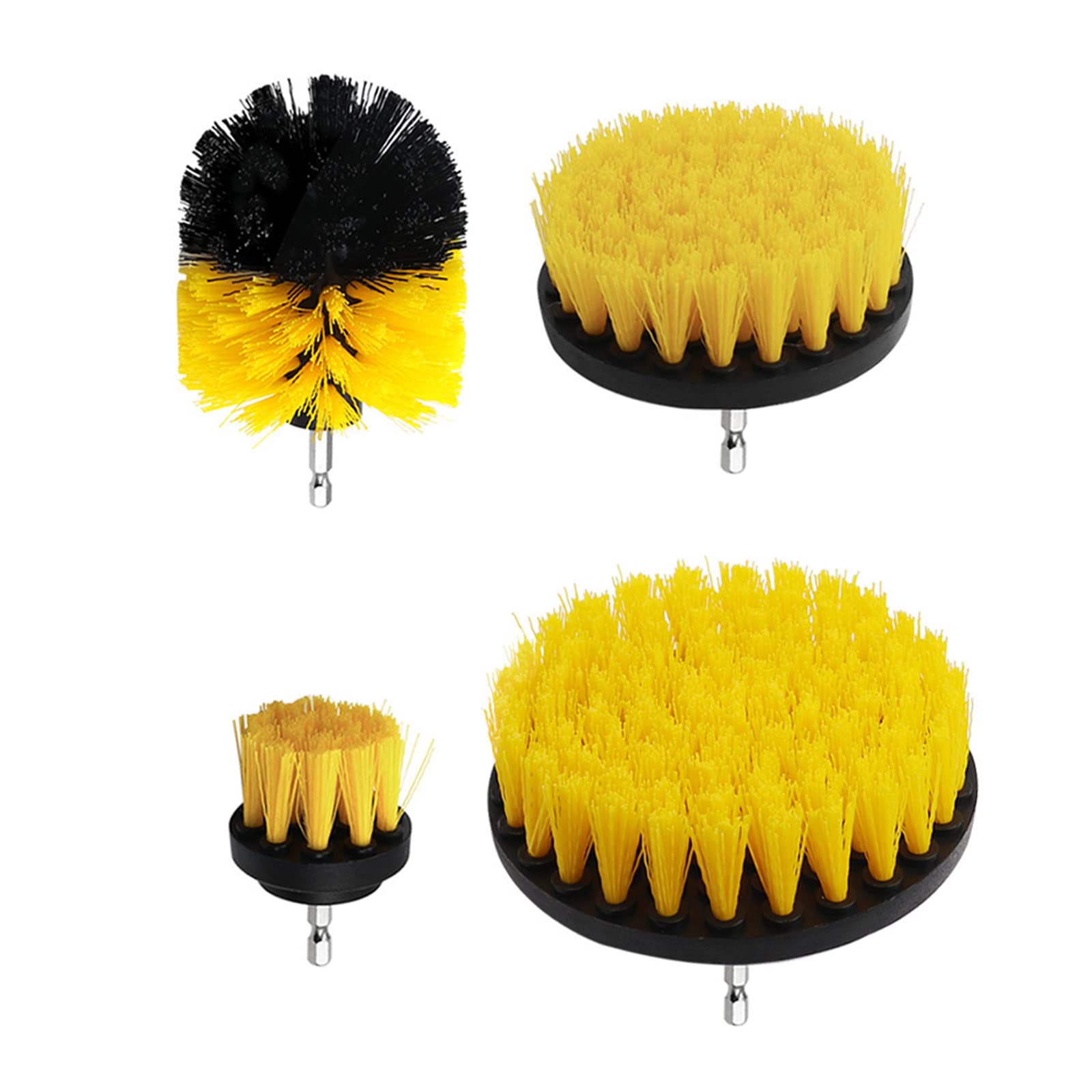 BOLOUY Electric Drill Brush Round Scrubber Brushes Auto Tires Tools for Bathroom Surfaces Floor Grout Tile