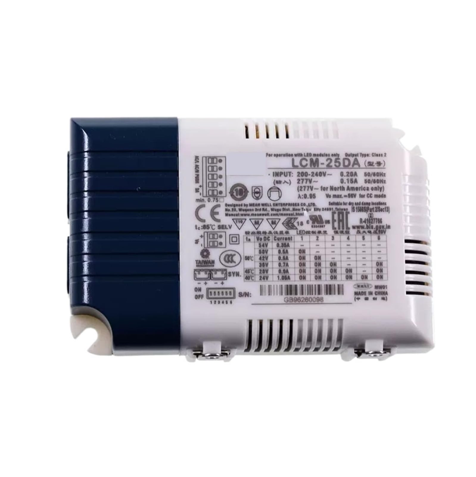 HYUJNAFZR LCM-40 67V 600mA LCM-40 67V 42W Output Power Supply(LCM-40DA)