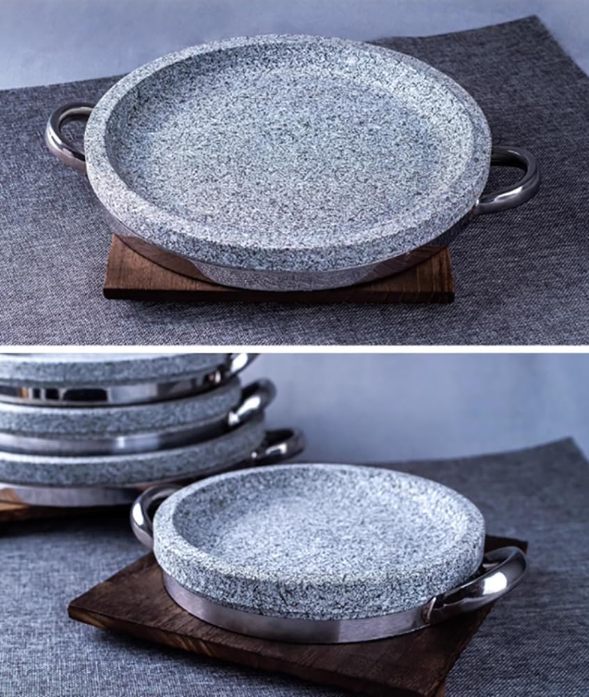 Parrilla de piedra de lava para barbacoa coreana y asar carne, resistente a altas temperaturas, ideal para los entusiastas de la cocina al aire libre y la barbacoa