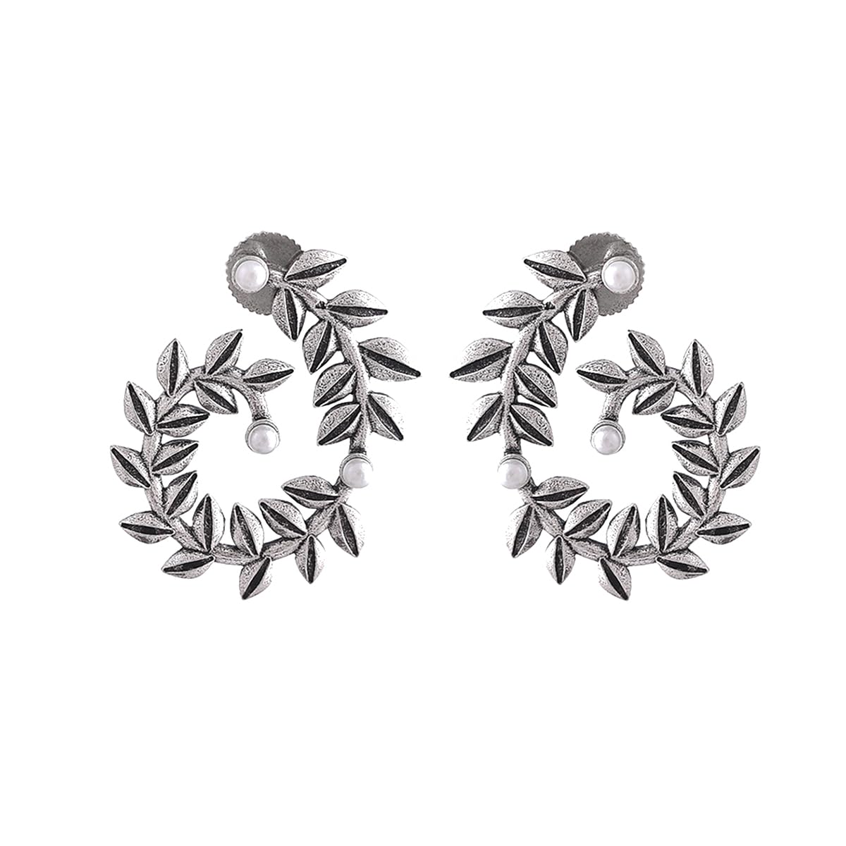 Voylla Fresh Fern Flora Spiral Earring (B0CBBJ3R69) Amazon Price History, Amazon Price Tracker