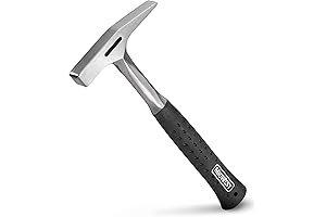 Midwest 18oz Sheet Metal Hammer: Precision HVAC Tool with Shock-Absorbing Grip