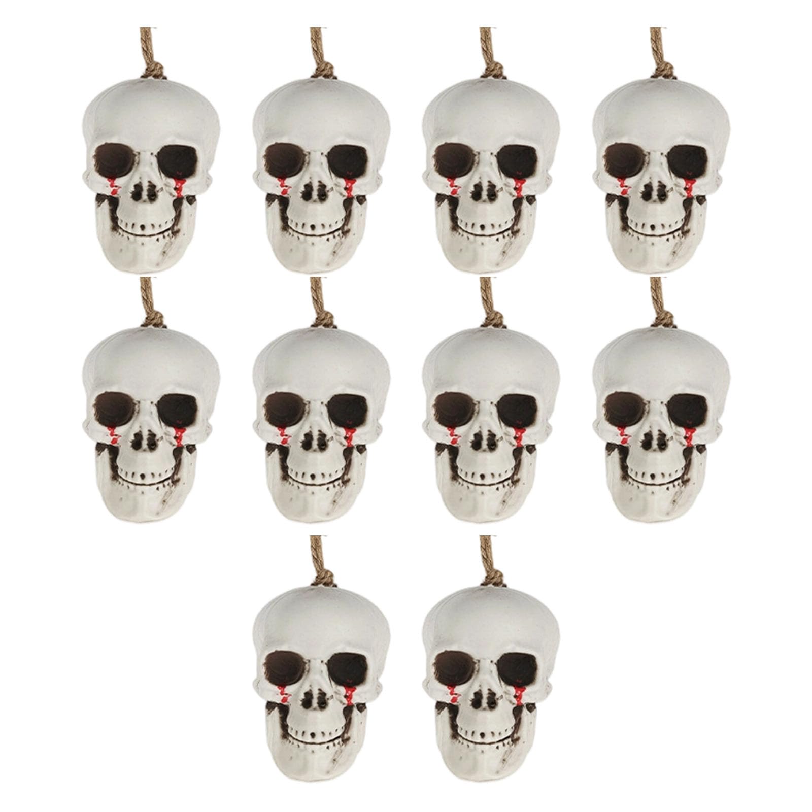 YPBEW Halloween Scary Skull Ornament with for Themed Parties Skull Ornament