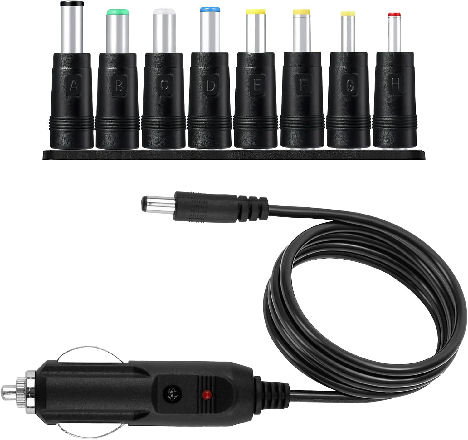 Universal Car Charger DC 12V 2A with 8 Connectors Power Cable 12V Car Charger for DVD Player GPS Speakers Labeling Machine Camera LED Other Universal Car Charger DC 12V 2A with 8 Connectors Power Cable 12V Car Charger for DVD Player GPS Speakers Labeling Machine Camera LED Other