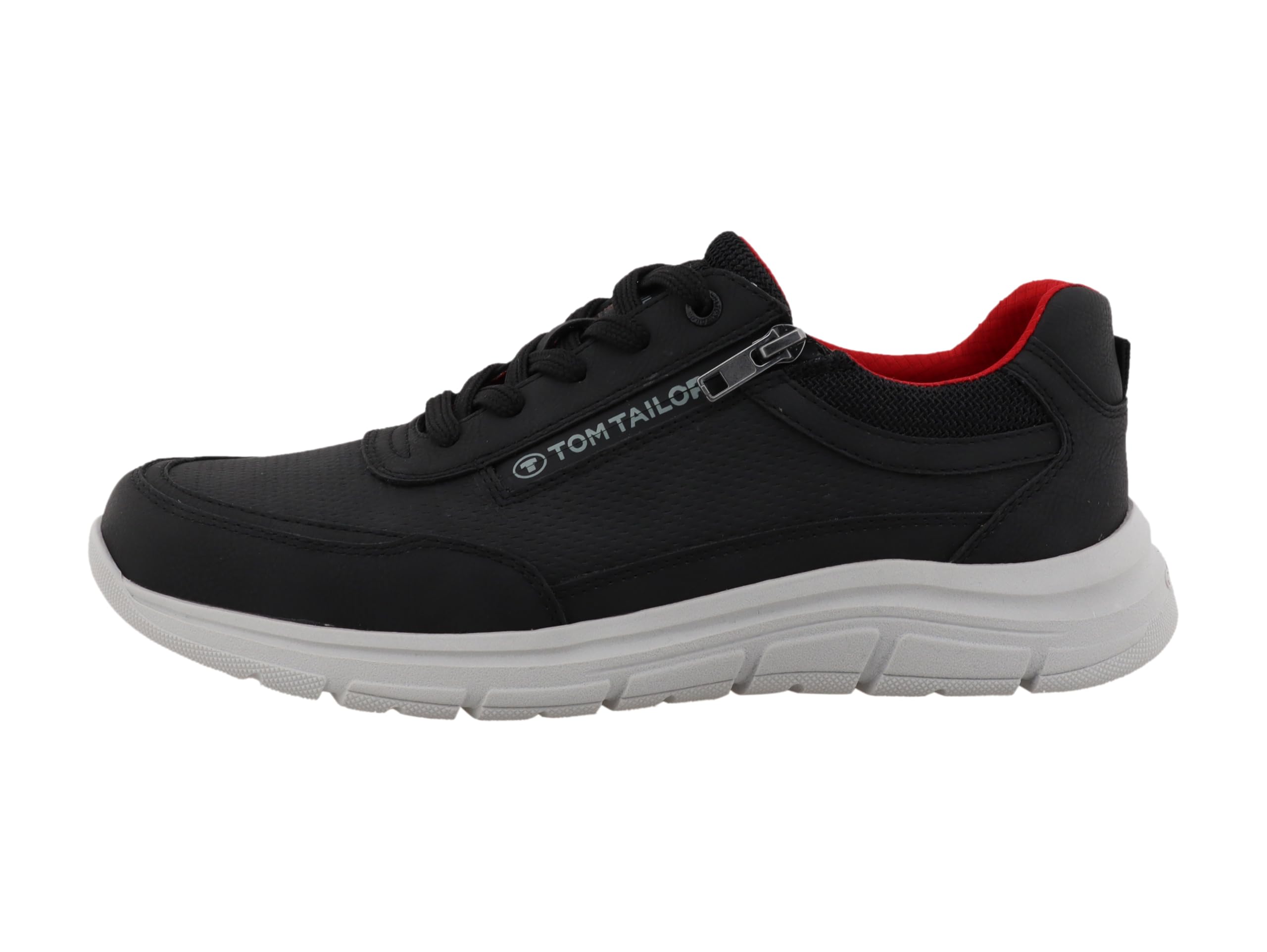 TOM TAILOR Men's 9580080004 Trainers, Black, 42 EU, Black, 9 UK