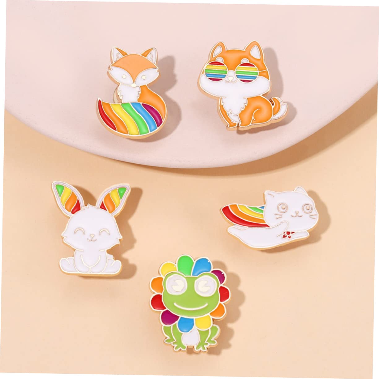 25stücke Teiliges Cartoon Tier Broschen Niedliche Emaille Anstecknadeln Für Damen Und Mädchen Bunte Anstecker Als Modische Kleidung Dekoration Lustige Design Gemischten Stilen