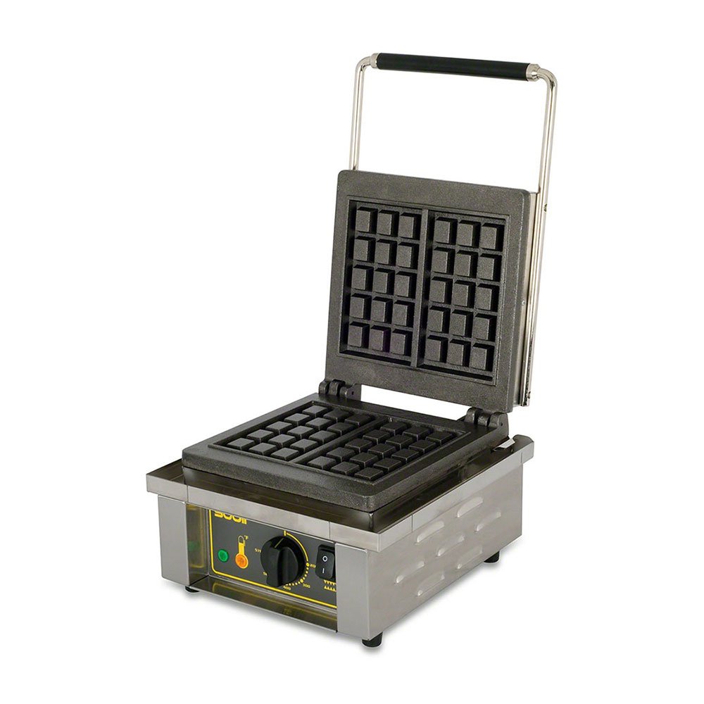 EquipexGES-10 Sodir Single Brussels Waffle Baker, 220v