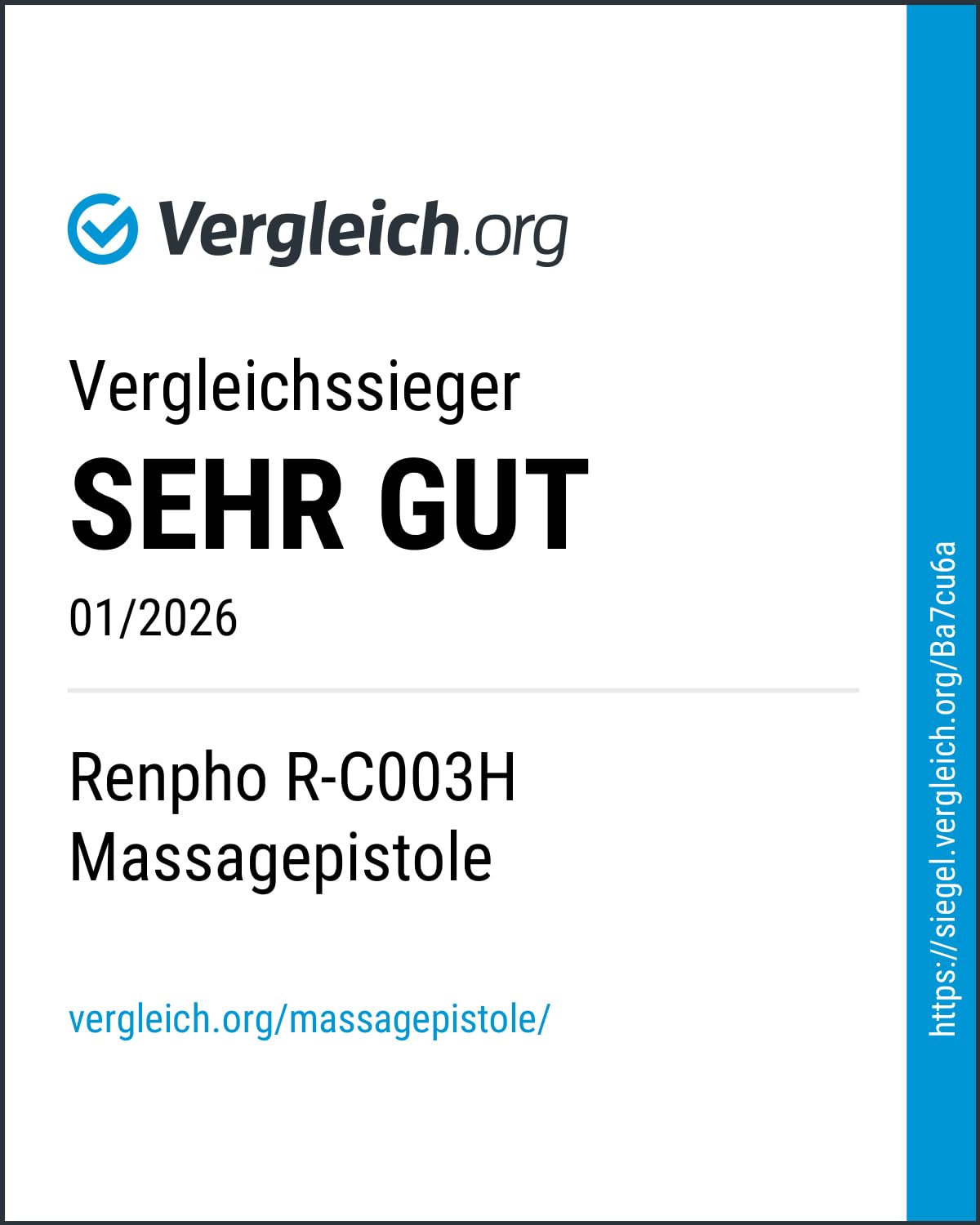 Massagepistole Wärme und Kälte, RENPHO Thermacool Massagepistole Massage Gun mit Hitze Kälte Function, Muskel Massagegerät für Heimbüro-Workout, Ganzkörper Muskelmassage Entspannung