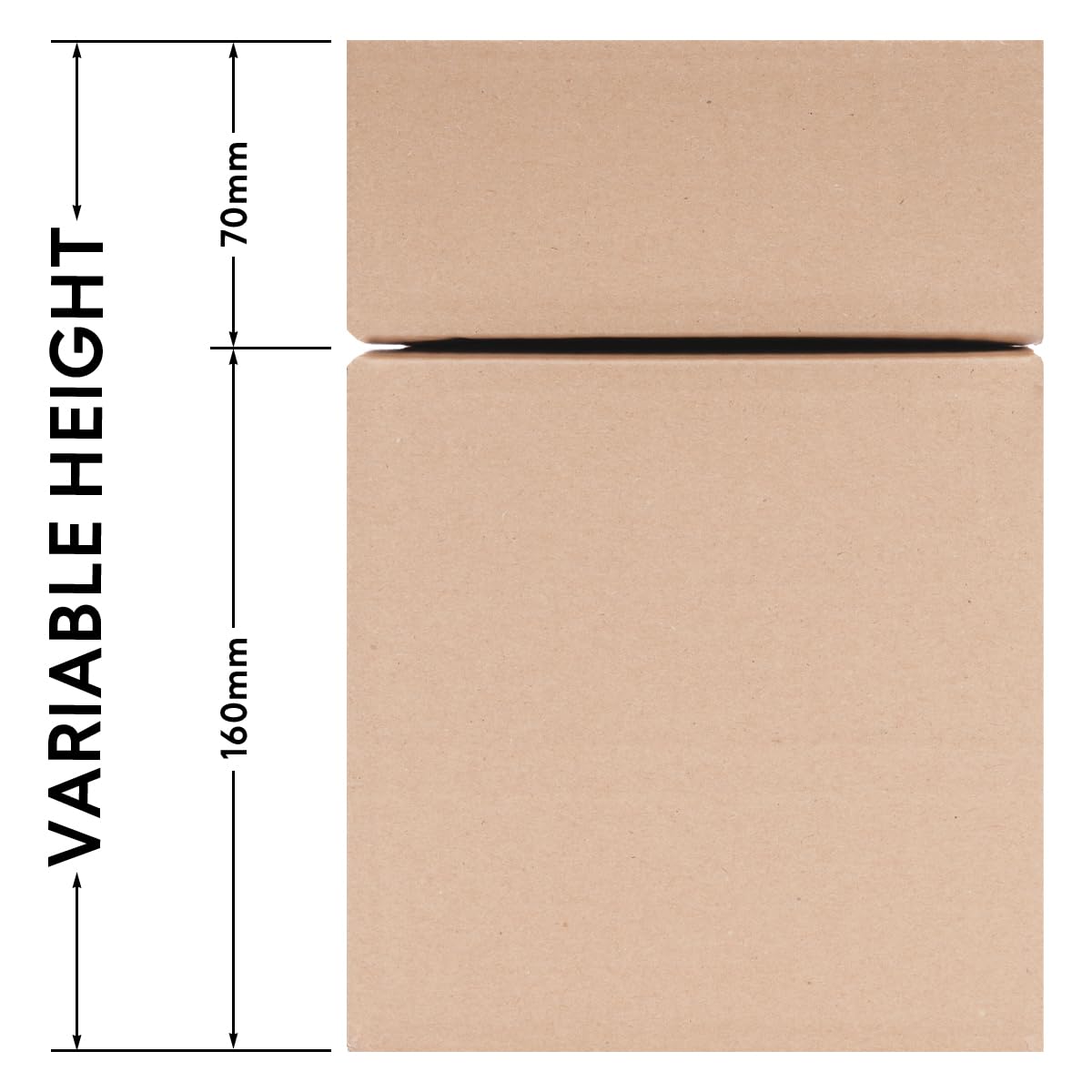 verpacking KartonProfis - 300 cajas plegables cajas de envío DHL cajas 150 x 150 x 150 mm, KK-06, 1-corrugado, cajas de envío, cajas de embalaje, cajas de almacenamiento, cajas plegables