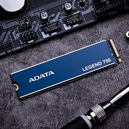 Image of ADATA Legend 750 1TB PCIe Gen3 x4 NVMe 1.3 M.2 Internal Solid State Drive SSD Up to 3,500 MB /s (ALEG 750 1TCS)