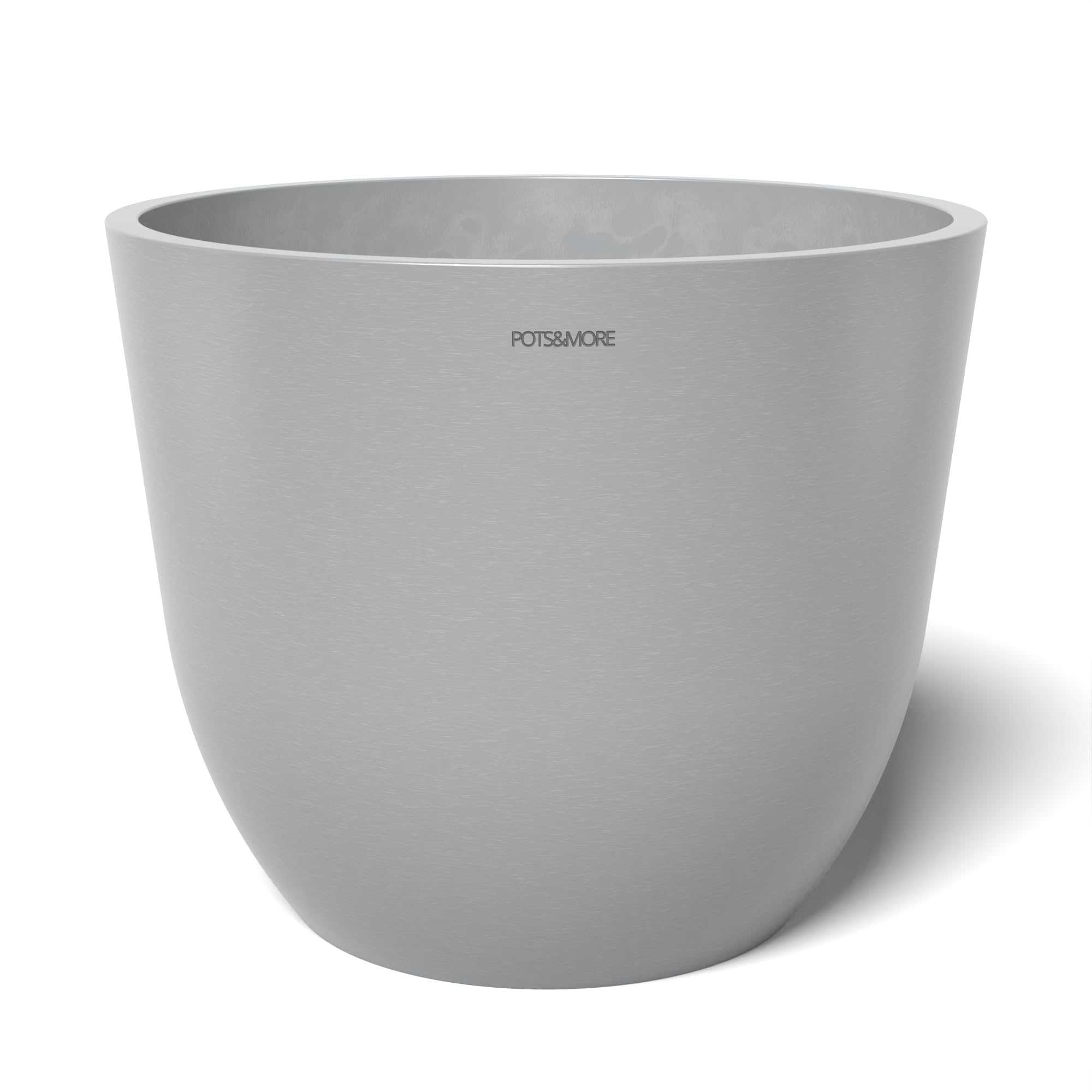 Pot de fleurs plastique gris clair Novo 30 intérieur rond Ø31cm