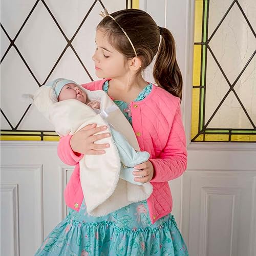 Miniatura 4 de JC Toys  La Newborn Nursery  Muñeca recién nacida suave y flexible de 15.5 pulgadas con accesorios  Juego de 8 piezas, disponible en diferentes
