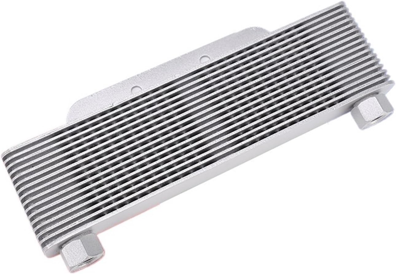 SSIMOO Motorcycle 238mm Universal Oil Cooler Engine Transmission Oil Cooler Radiator Cooling Radiators 15-Row Accessory