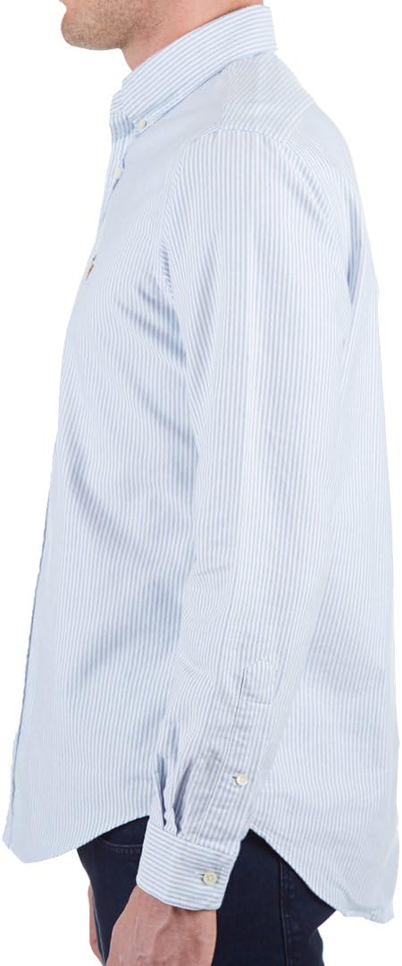 Polo Ralph Lauren Men's Standard Fit Oxford Shirt, WHITE/BLUE (XL) - Image 4