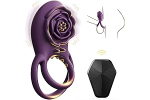 Penis Ring Vibrator - Satisfying Male Pleasure with Rose Clitoral Stimulation