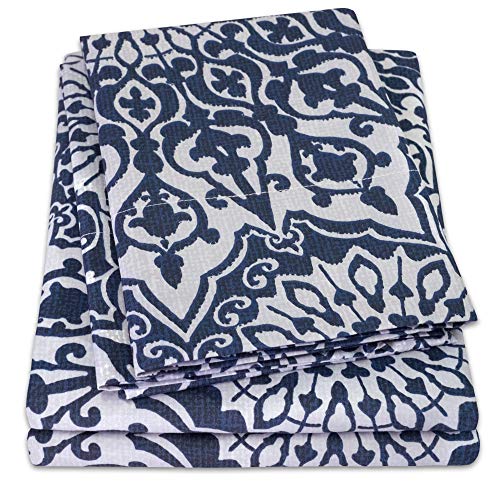 Image of California King Sheet Sets - Breathable Luxury Sheets with Full Elastic & Secure Corner Straps Built In - 1800 Supreme Collection Cal King Deep Pocket Bedding Set, Sheet Set, California King, Oasis