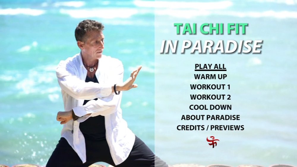 Tai Chi Fit IN PARADISE - ALL NEW with David-Dorian Ross (YMAA) Beginner Tai Chi on the beach DVD **New Bestseller**