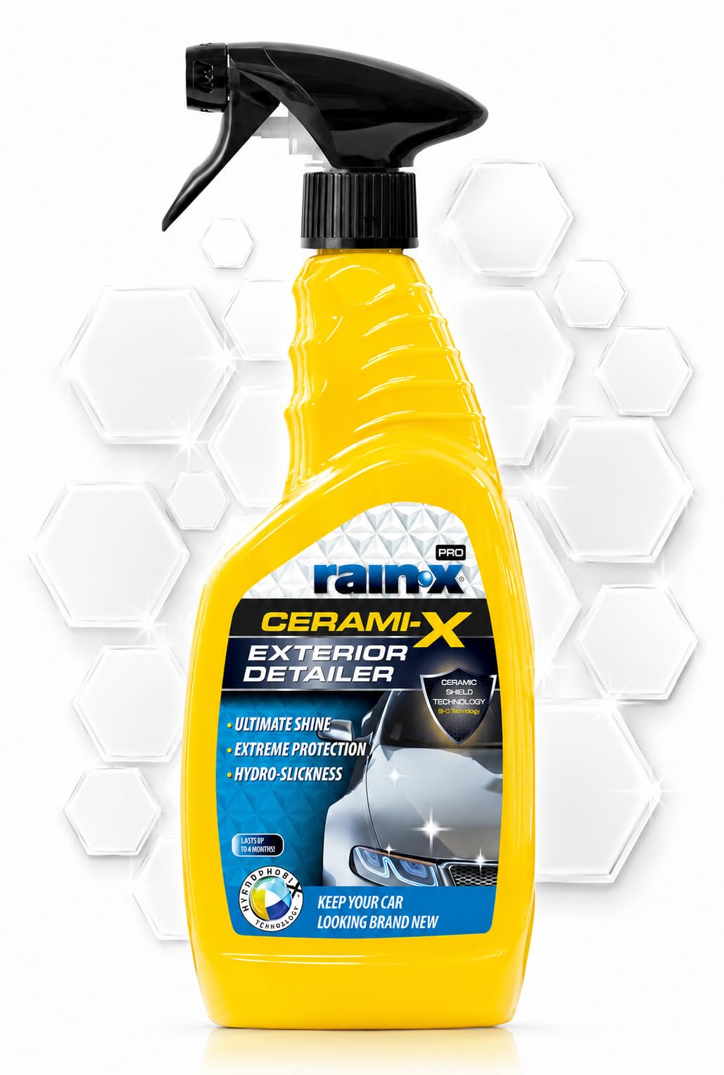 Rain-X Ceramic Exterior Detailer - Advanced Car Bodywork Coating - 750ml
