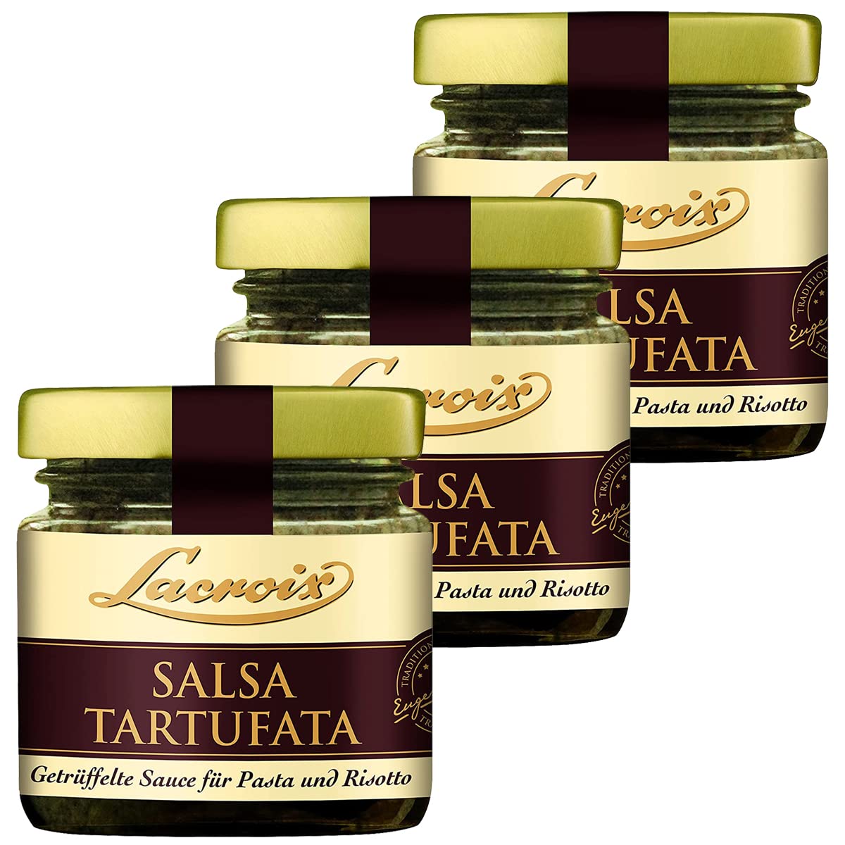 Lacroix Salsa Tartufata getrüffelte Sauce mit echtem Trüffel 90g 3er Pack