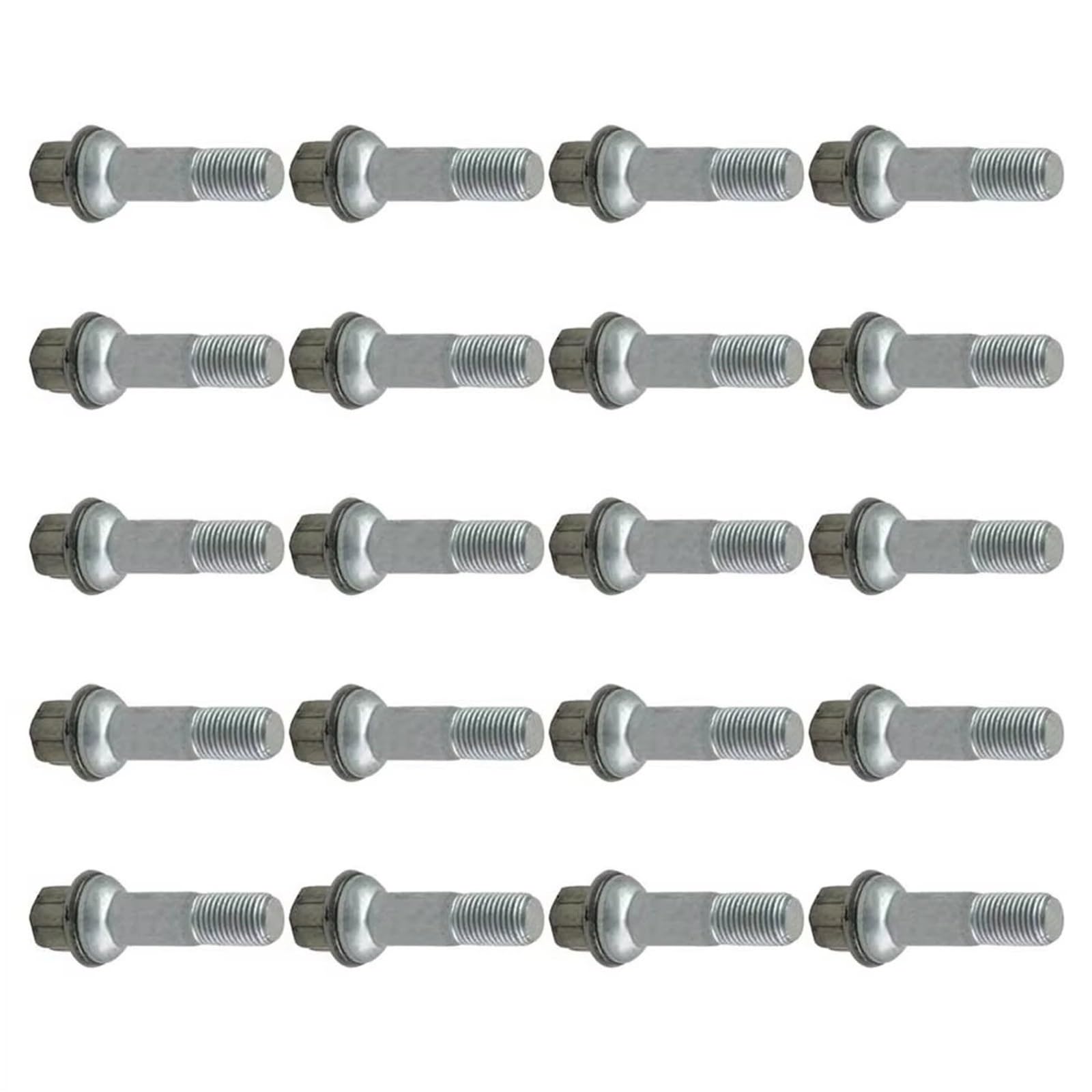 Tuerca Compatible Con Benz Para S Klasse W221 S 420 S 450 2006 2007 2008 2009 2010 2011 2012 2013 Juego De 20 Tuercas De Rueda OEM:0009902207