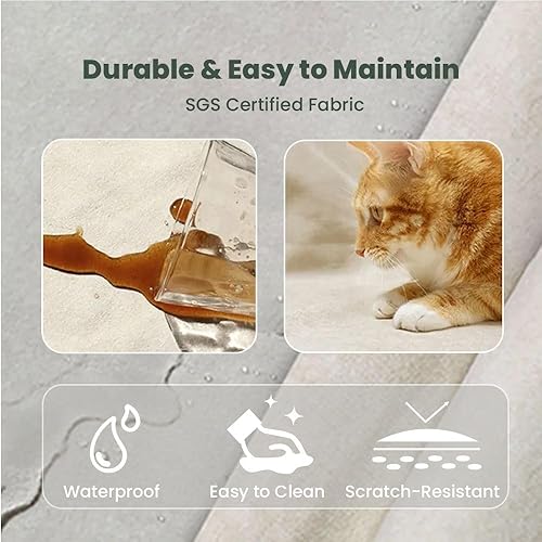 Miniatura 8 de Sofá eléctrico de 145 pulgadas, sofás modulares para sala de estar, moderno sofá grande con reclinables, cómodo sofá nube de terciopelo con asiento