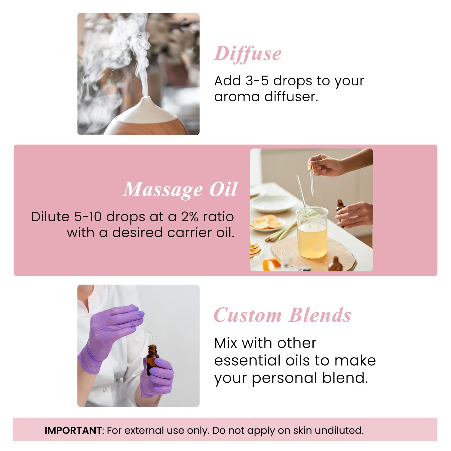 Snapklik.com : Grapefruit Pink Essential Oil - 0.33 Fl Oz - 100% Pure ...
