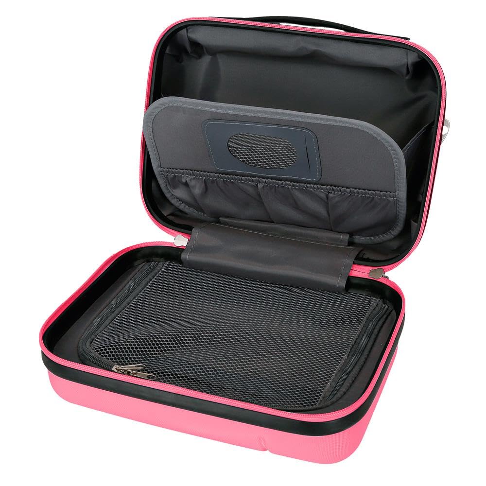Pepe Jeans Montana Nececer Adaptable Rosa 25x21x15 cms Rígido ABS 9,1L 0,8 kgs by Joumma Bags