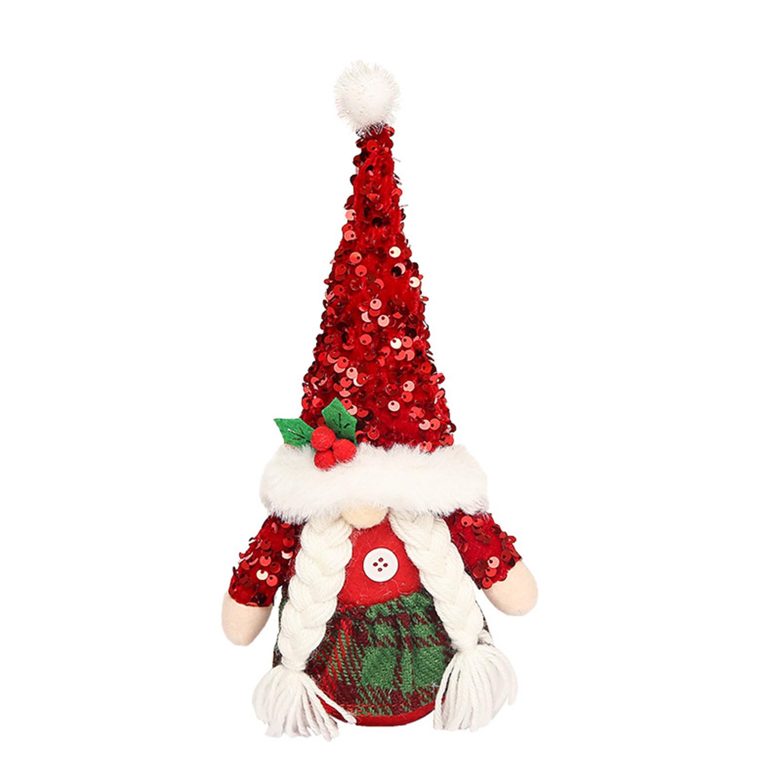 Buxuaaaa Faceless for Doll Christmas Plush Decorations Scandinavian Unique Gifts for Christmas Decorations Party Supplie Halloween Faceless Doll Halloween Decoration Black Scandinavian Gnomes
