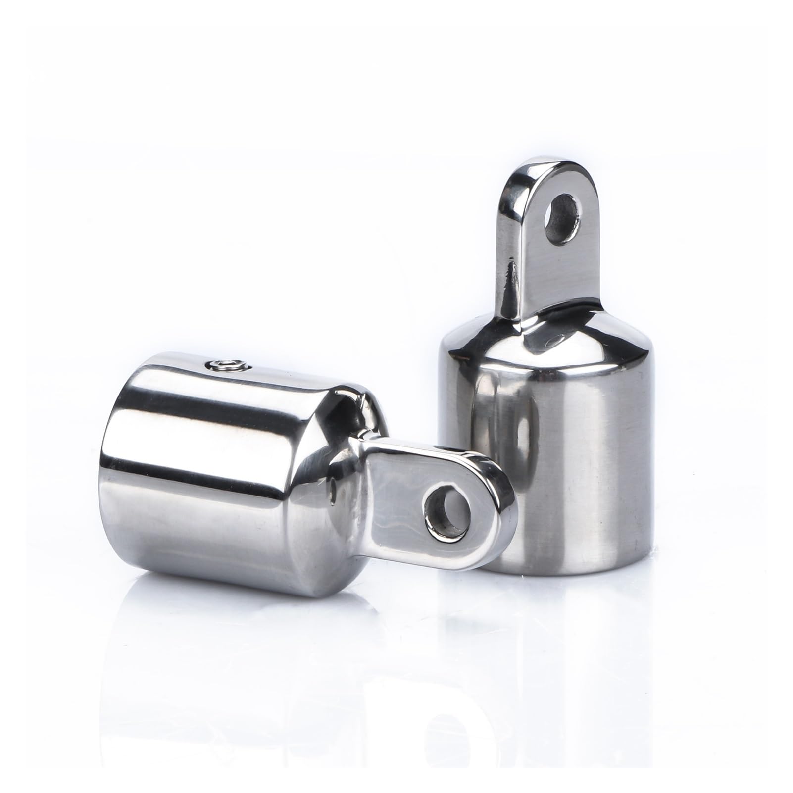 Kjueq Silver 2 Pieces Of Marine Hardware Accessories, Special Accessories For Fishing Boats And Yacht Awnings(Sliding Cap)