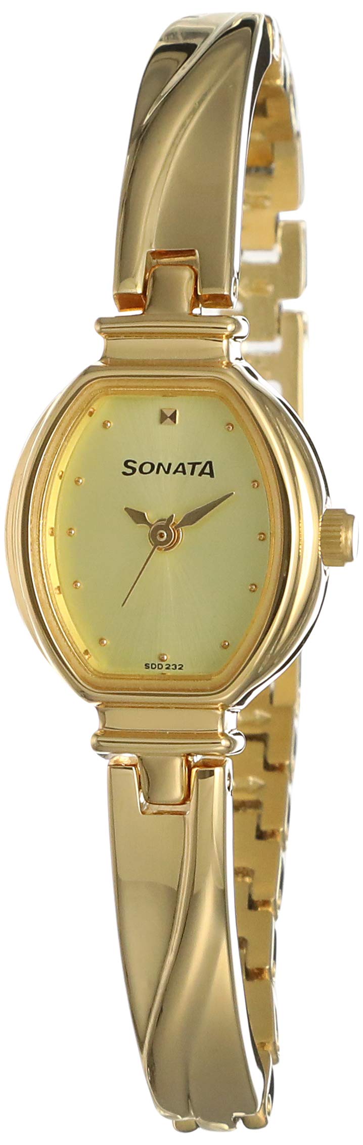 Sonata Quartz Analog Champagne Dial Metal Strap Watch for Women-NS8111YM01 (B00HPSP4ZG) Amazon Price History, Amazon Price Tracker