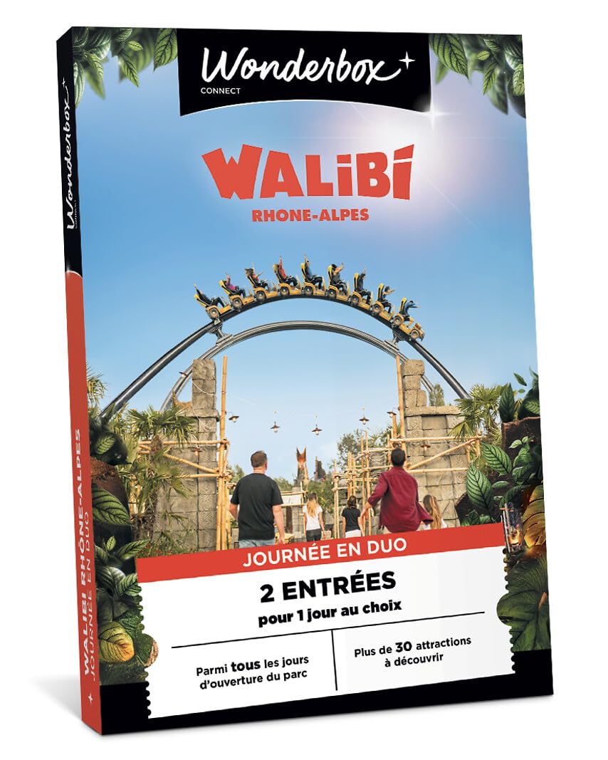 Tick'n Box - Cofanetto regalo – Divertimento – Walibi Rodano-Alpi – 2 posti per una giornata a scelta a Walibi Rodano-Alpi