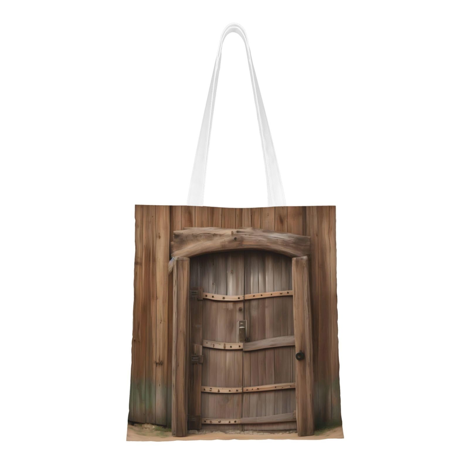 FRGMNT Spices print Canvas Aesthetic Tote Bag, Beach Bag, Shopping Bags Shoulder Bag, Reusable Grocery Bags