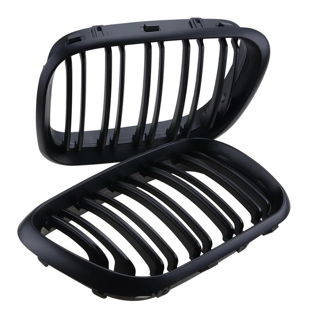 Auto Front Niere Kühlergrill Haube Grills Front Niere Diamant Kühlergrill Auto Styling passt für BMW E53 X5 2000-2003 [51138250052, 51138250051]
