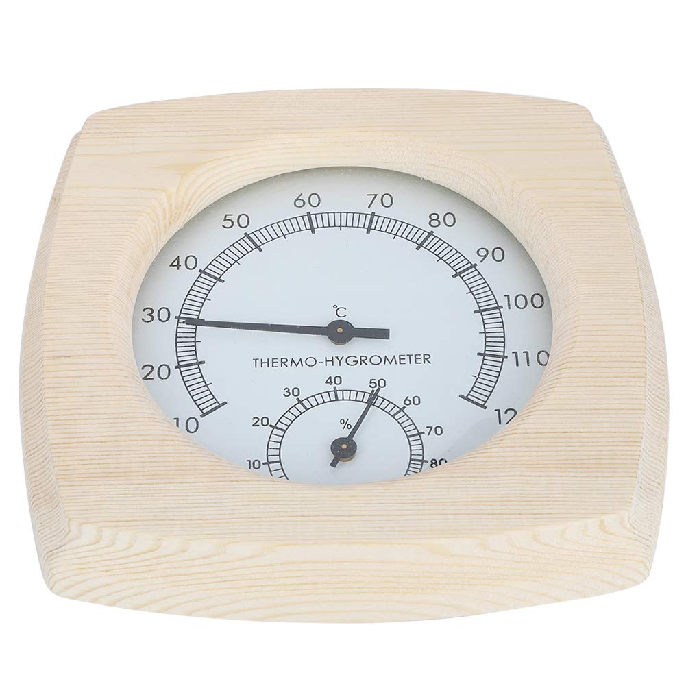 Termómetro de Sauna, Termohigrómetro de Sauna, Higrómetro de Instrumentos para Sauna, Bañera, Baño de Vapor