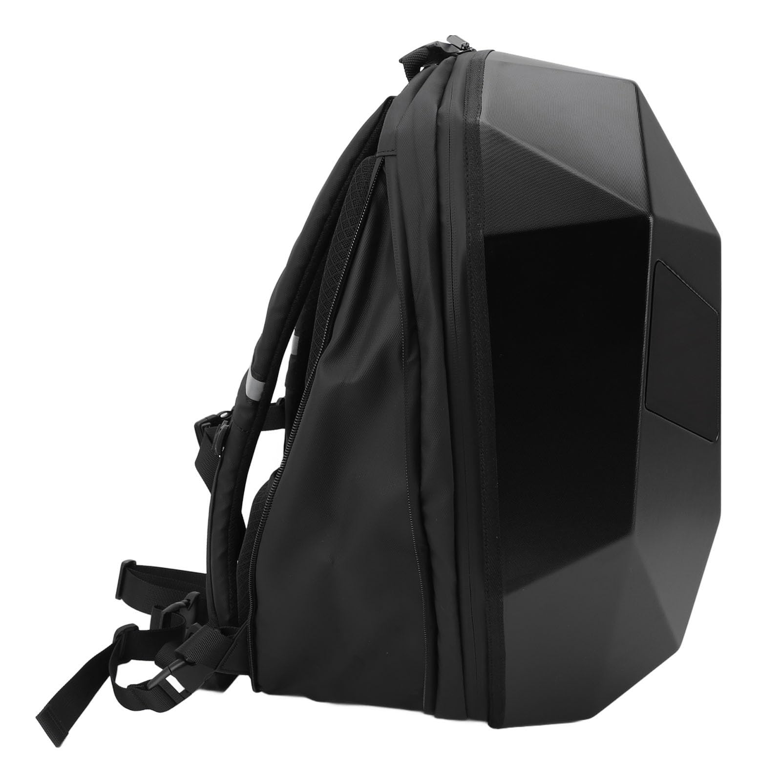 Bewinner Sac à Dos de Moto LED, Sac à Dos de Programmation DIY, Sac à Dos de Chevalier LED pour Vélo électronique, Sac à Dos de Moto, Sac de Voyage à Coque Rigide, Sac pour Ordinateur