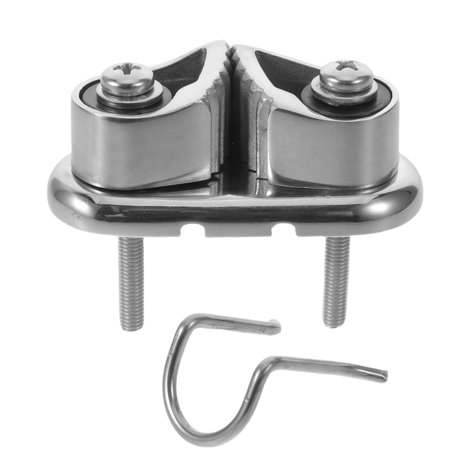 Toddmomy Morsetto per Fune a Bitta in Acciaio Inossidabile - Morsetti per Cavi marini con Anello passacavo - Bitte nautiche - Supporto per Fune per Barche per ferramenta di Coperta e Attrezzatura per