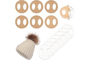 BENECREAT's Hollow Acrylic Pompom Buttons: A Quick and Effortless Pompom Maker