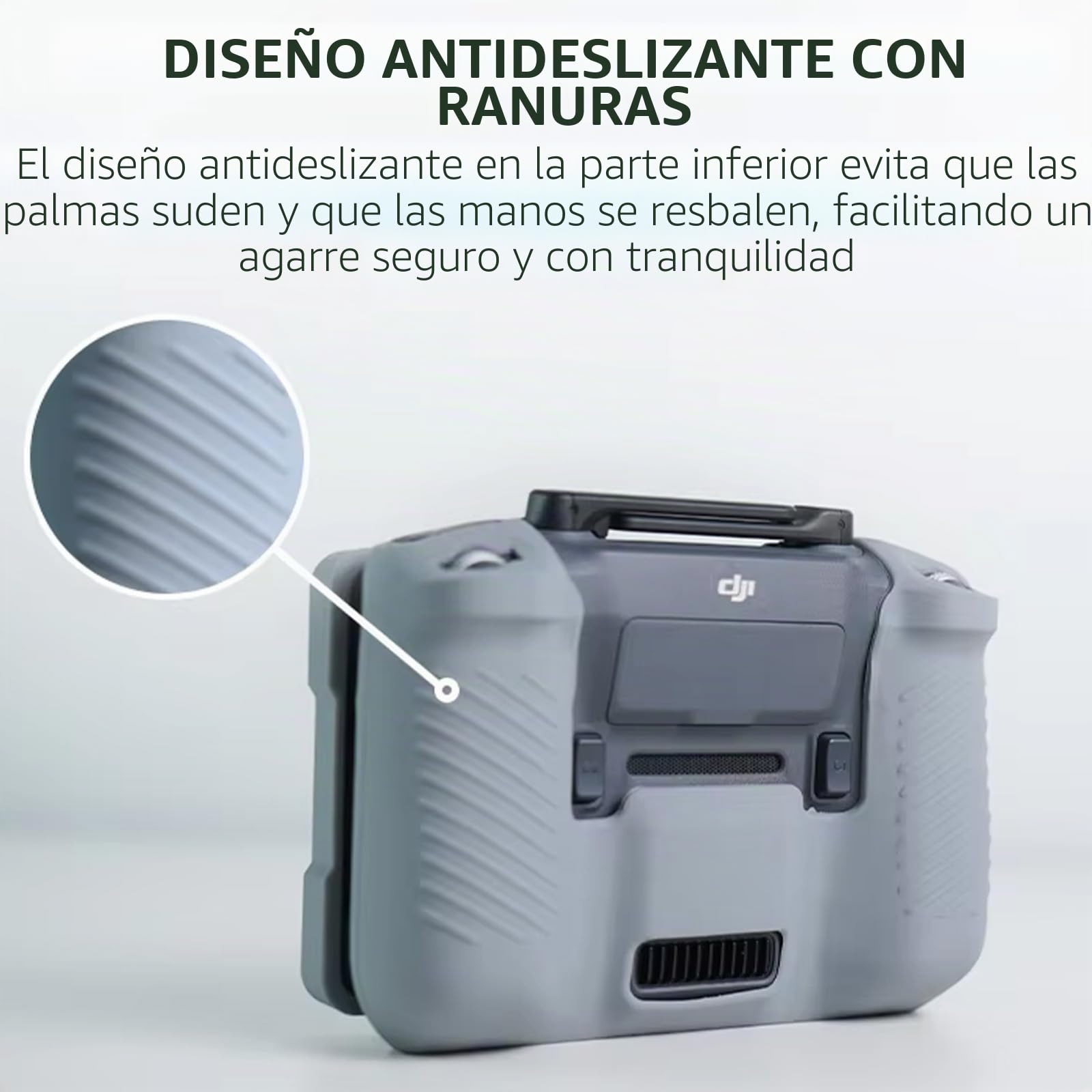 Funda Protectora para dji RC Pro 2, Control Remoto Funda Silicona + Pantalla Protector, Accesorios para dji Mavic 4 Pro/dji RC Pro 2 (Black)