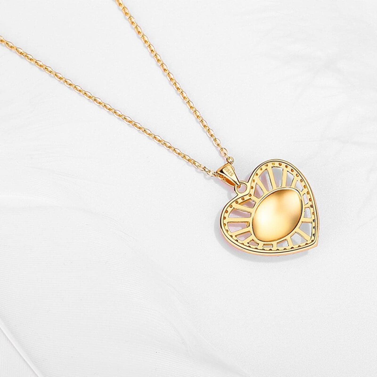 Collar Turco contra el Mal de Ojo, Collar con Colgante de Ojo de corazón de la Suerte de Cristal de Plata de Ley 925, Gargantilla, joyería con abalorio para Mujer