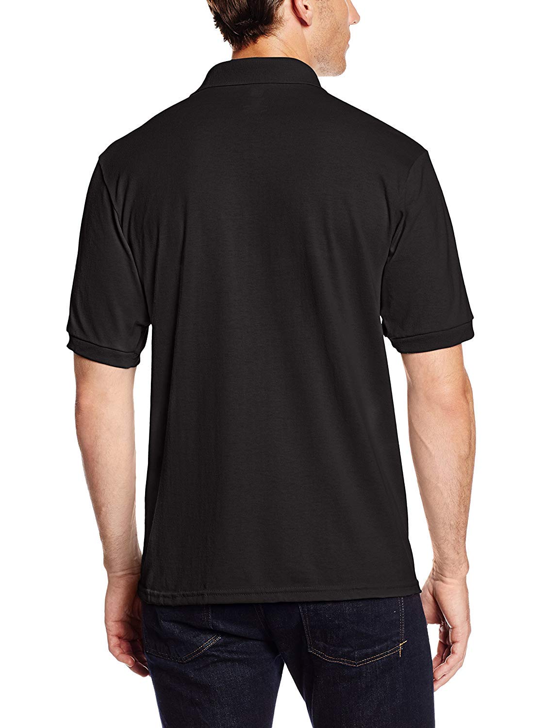 Hanes Short-Sleeve Jersey Polo (Pack of 2) Lot de 2 Polos en Jersey à Manches Courtes Homme
