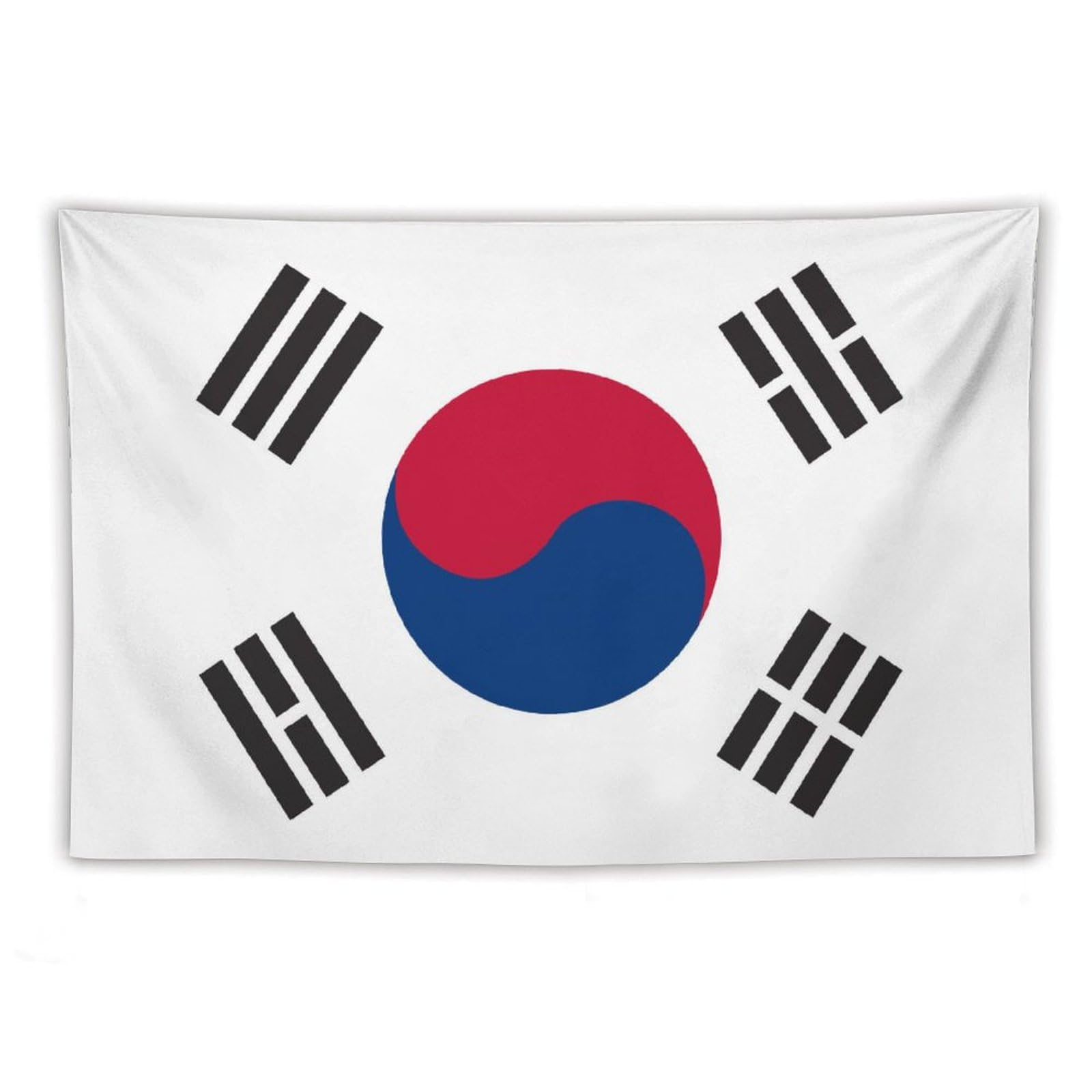 XingFox Korean Flag Tapestry Wall Hanging National Flag Tapestry for Room Bedroom Dorm Aesthetic Decorations, 40"x60"