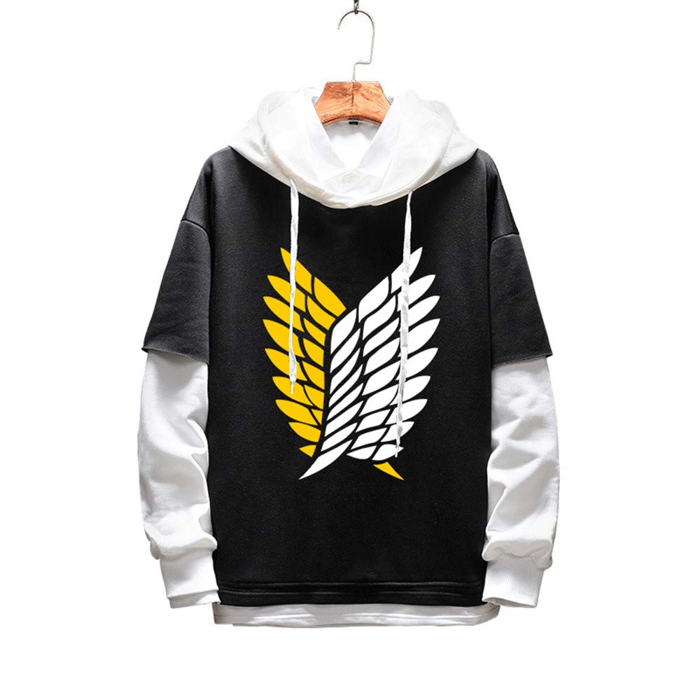 Anime Attack On Titan Jacket Coat Eren Jaeger Graphic Black