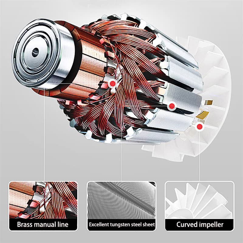 Image of MLD 400W - 700W Electric Air Blower Blowing Duster for Cleaning Computer Dust Soplador Electric Blower Fan for Car (Blow Rate 1.6 /16000rpm /220V /Plastic /Multi Color)