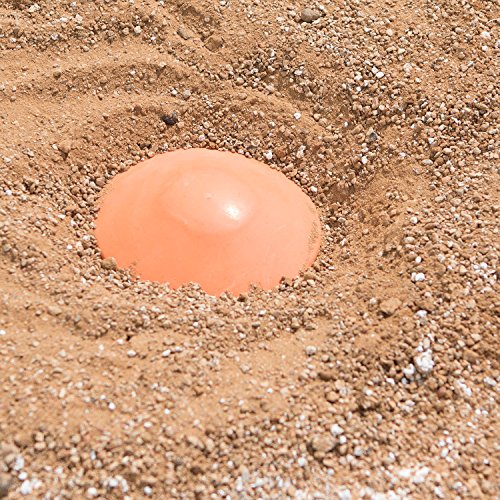 Image of Champion Sports Orange Rubber Baseball Anchor Plug - Heavy-Duty Molded Base Plug