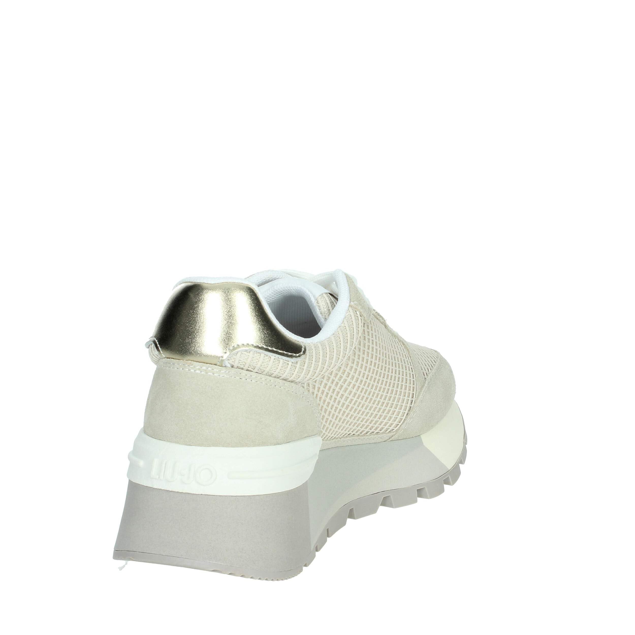 LIU.JO Sneakers con Zeppa Donna - Oro Modello BA5049PX027S1803 BA5049PX027S1803 Mesh