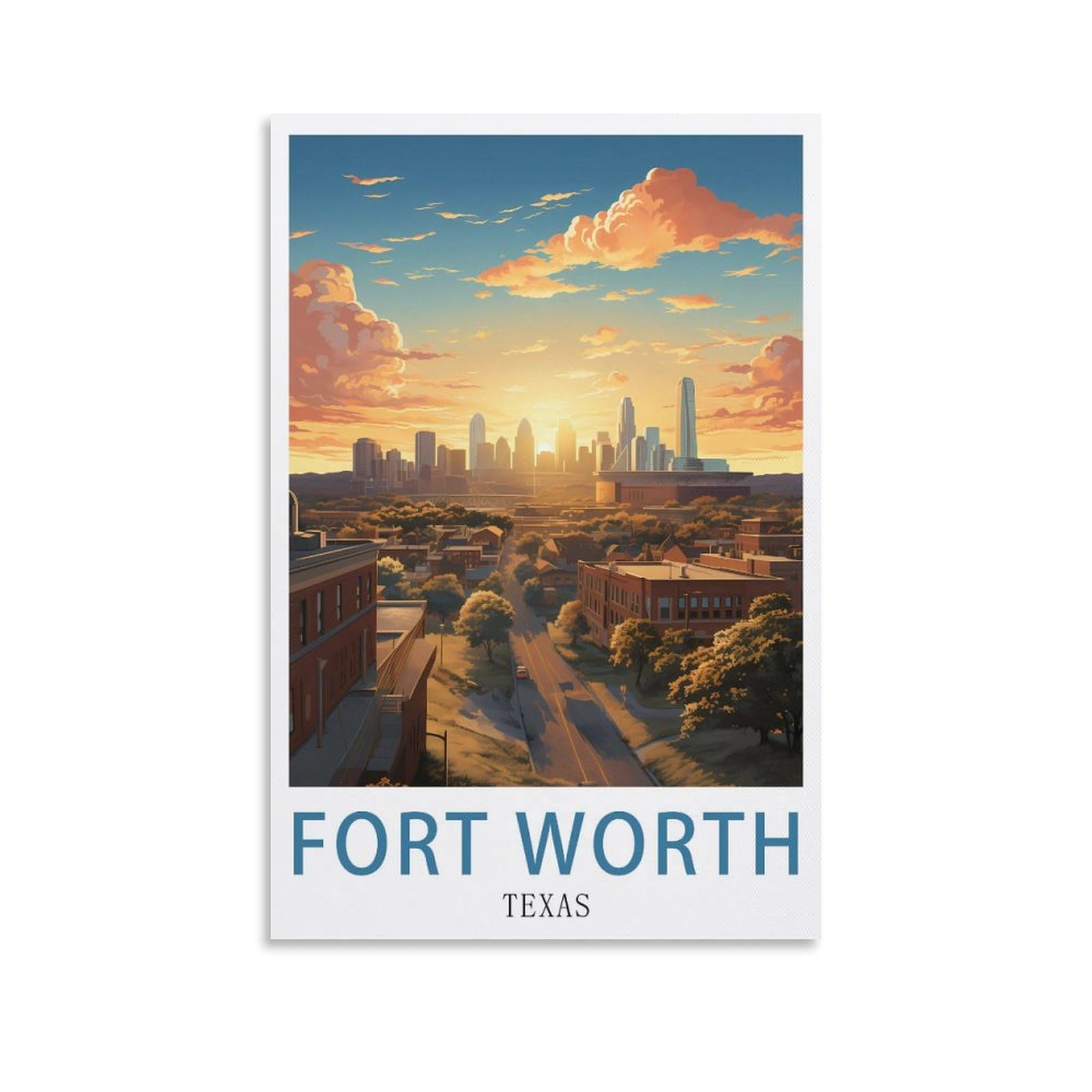 2000-Teile-Puzzles, Fort Worth Texas Puzzles 2000 Teile Teenager Kinder Puzzle Spielzeug Gehirn-Herausforderung 70x100cm