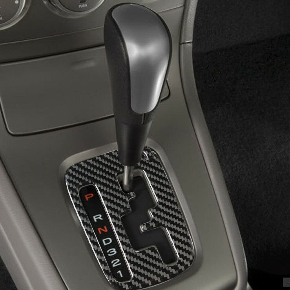 Cubierta De Carbono Para Panel De Cambios Subaru Forester 2008-2012 - Protector Adhesivo Negro