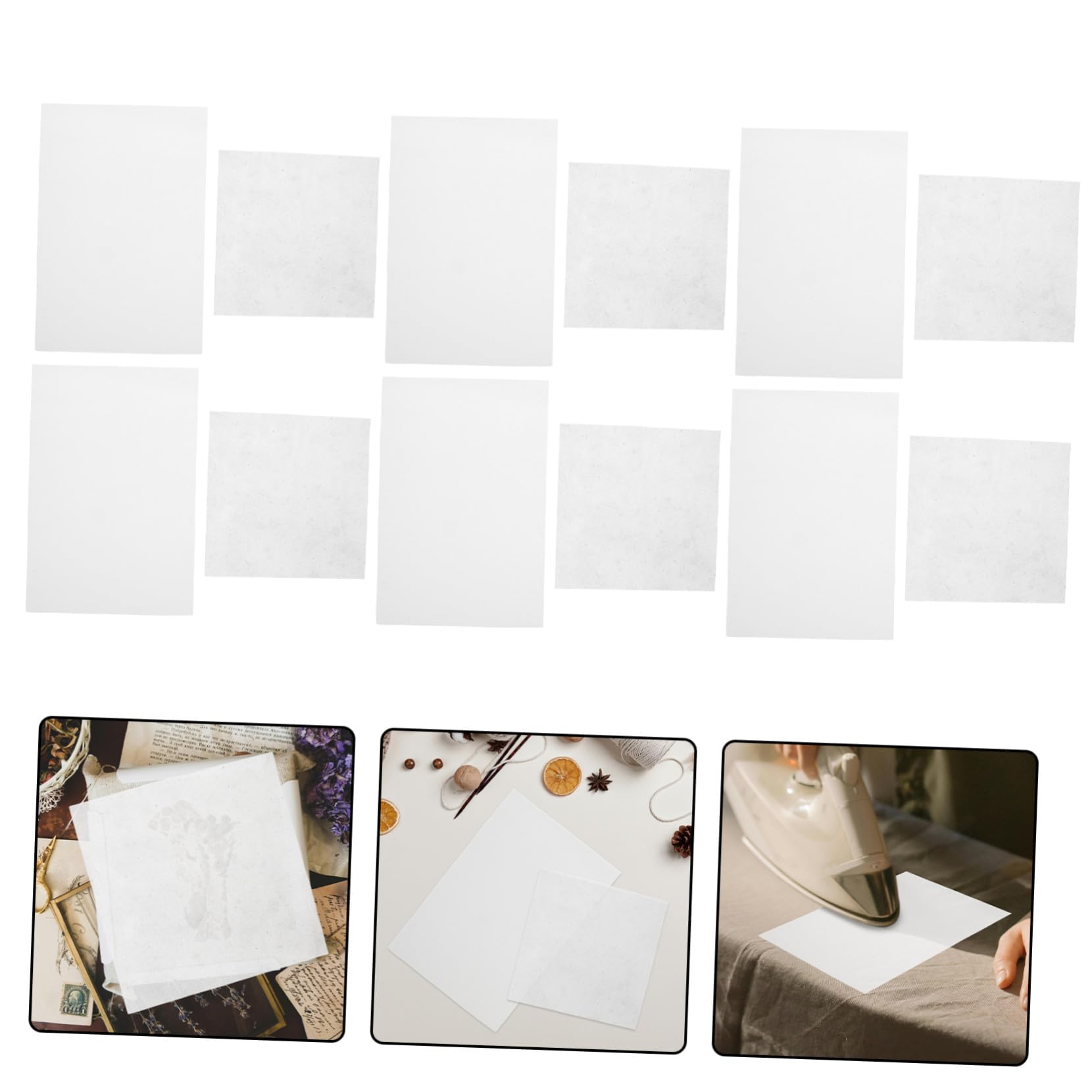 Set Di 20 Pellicole Da Stiro Nastro Biadesivo Interfodera Fusibile Colla Per Tessuti Per Trapuntatura Adesivo Per Incollaggio Di Tessuti Nastro Adesivo Fusibile Da Stirare