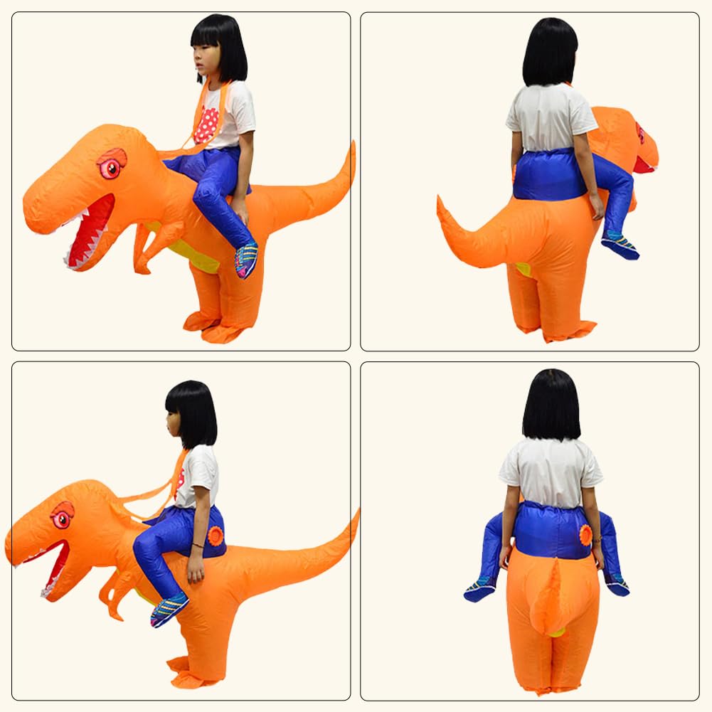 LOLANTA Costume da bambino in costume da dinosauro gonfiabile Stegosaurus spinoso per bambini